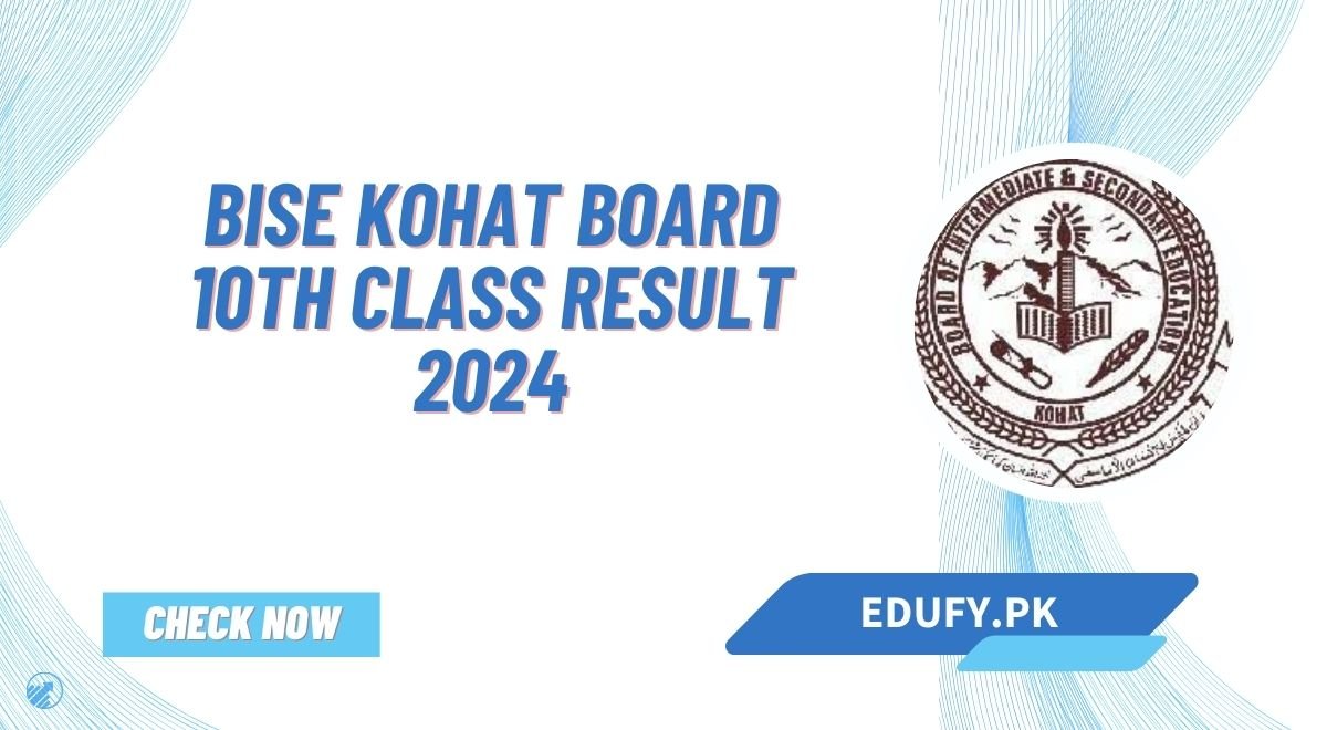 BISE Kohat Board 10th Class Result 2024 Check By Name