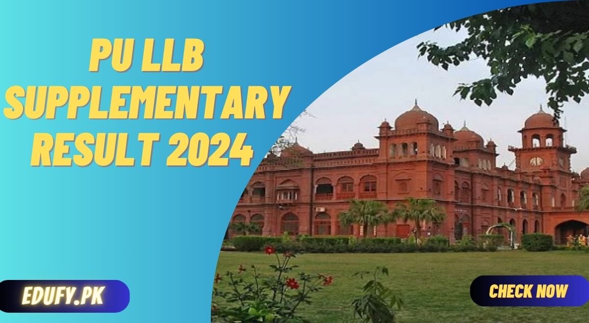 PU LLB Supplementary Result 2024 Announced