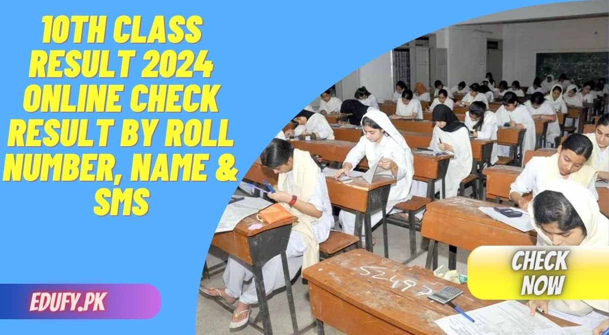 10th Class Result 2024 Online Check Result BY Roll Number, Name & SMS