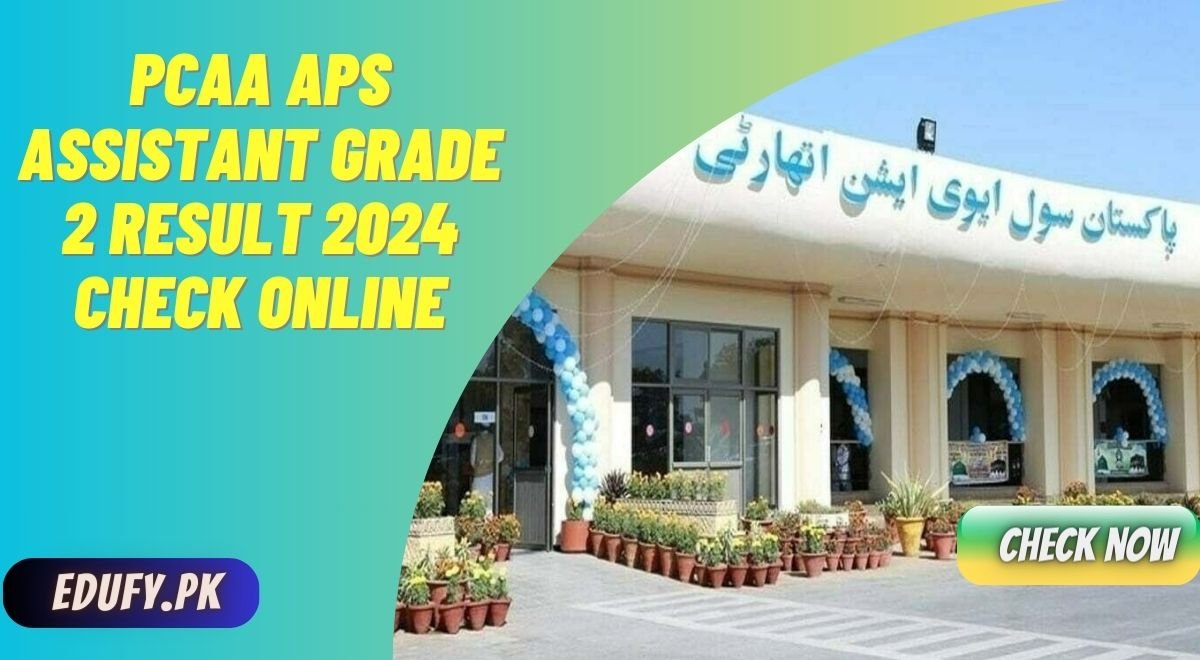 PCAA APS Assistant Grade 2 Result 2024 Check Online