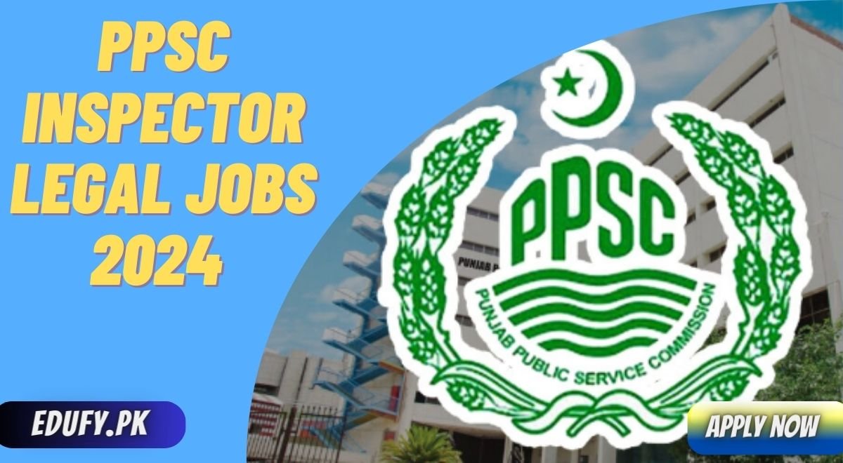 PPSC Inspector Legal Jobs 2024