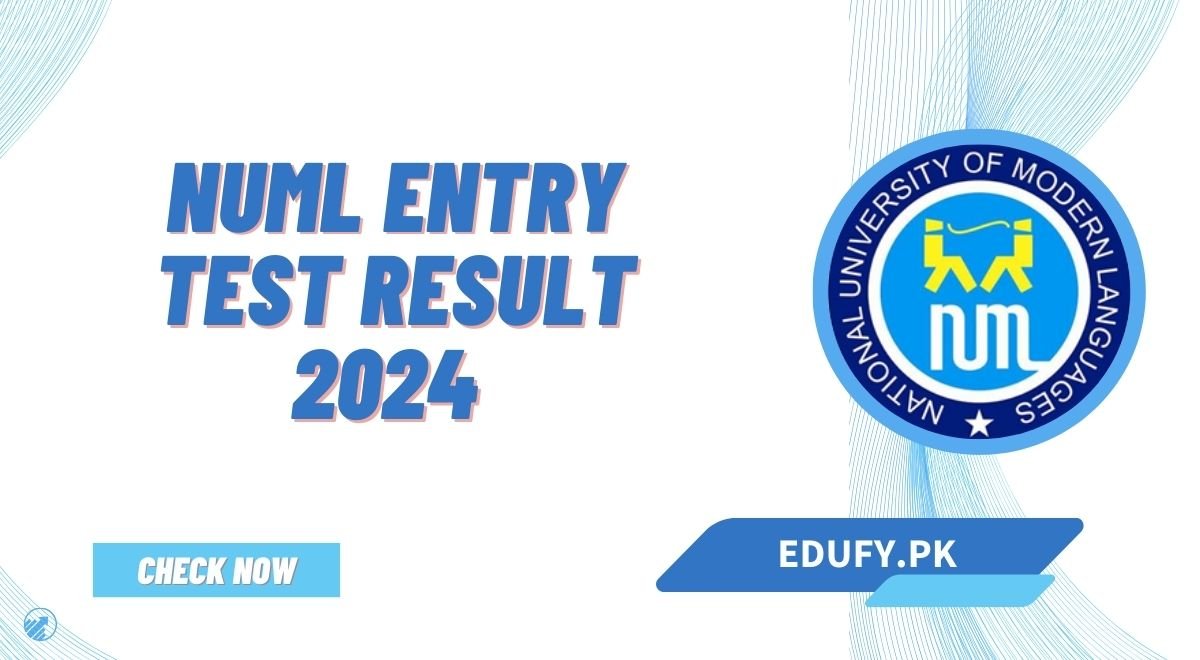 NUML Entry Test Result 2024 Announced Merit List